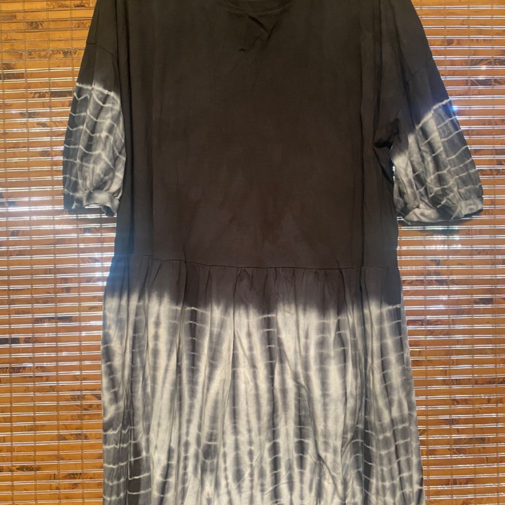 NWOT - Rae Mode Black/ White Tie Dye Dress - size 2XL - Picture 7 of 7